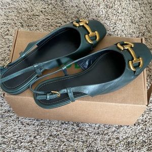 Boden Iris Snaffle sling back flats